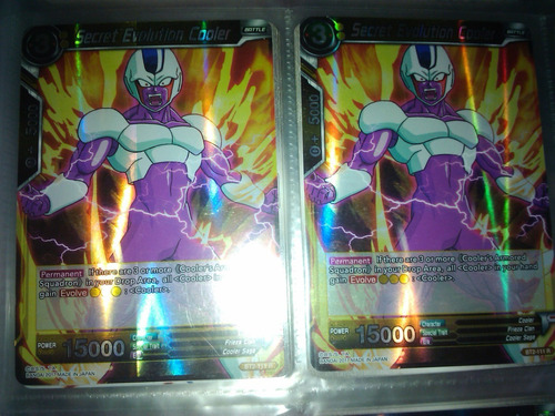 Secret Evolution Cooler Carta Brillante Dragon Ball