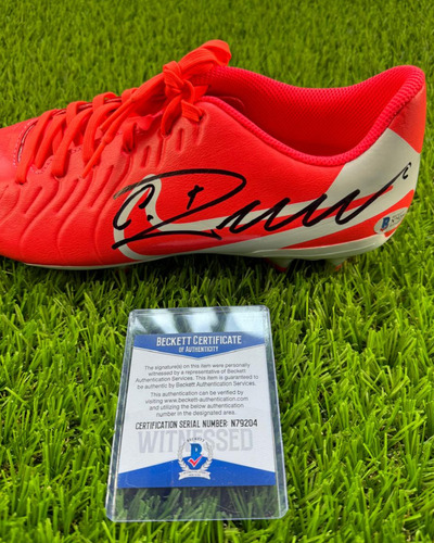 Autografiado Por Cristiano Ronaldo Tempo Con Coa Beckett
