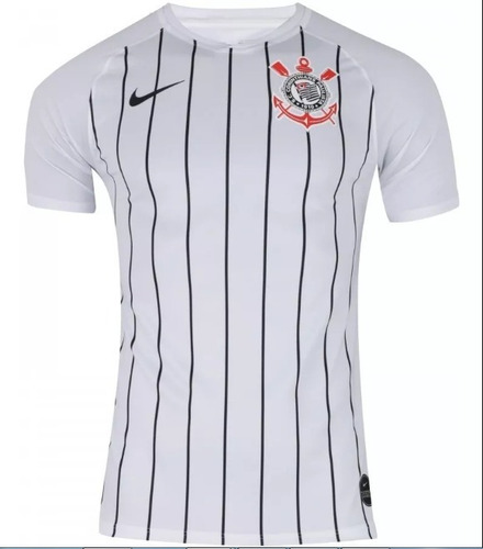 Camisa Corinthians Listrada (branca) Modelo 2019/2020