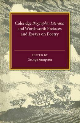 Libro Coleridge Biographia Literaria Chapters I-iv, Xiv-x...