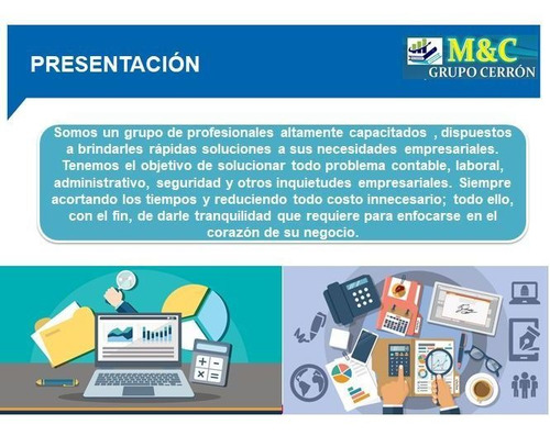 Imagen 2 de 9 de Asesoría,consultoria Contable,tributario,laboral Empresarial