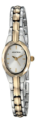 Reloj Mujer Armitron 75-3313svtt Cuarzo 17mm Pulso Plateado