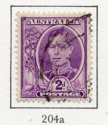 Imagen 5 de 5 de Estampillas Australia 1942/49 - Isabel I & Jorge Vi