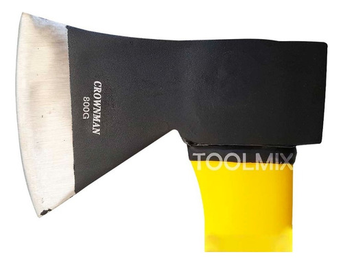 Hacha De Mano De 800gr Con Mango De Fibra Y Goma