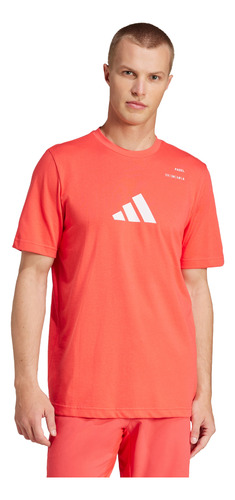 Playera adidas Padel Hombre Rojo Jd6016
