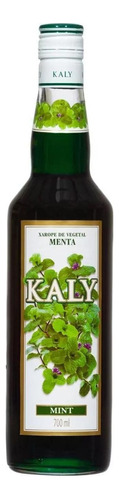 Xarope Kaly Menta 700 Ml - Concentrado E Natural