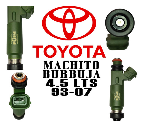 Inyector Gasolina Toyota Machito Burbuja 4.51fzfe 93/07