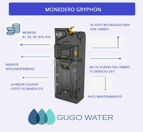Vending Ventana Despacho Agua Purificada Evolucion Gold