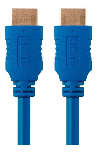 Cable Hdmi 2.0b Premium Monoprice 4k Hdr 18 Gbp 3 Mts Azul