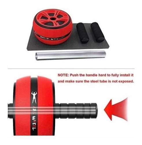 Rodillo Abdominal Una Rueda Ancha Ab-roller