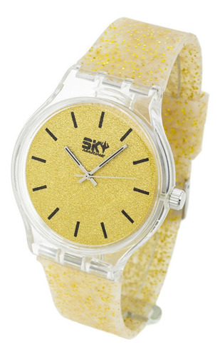 Reloj Sky Marine 1 By Feraud Mujer - Glitter Wr Silicona