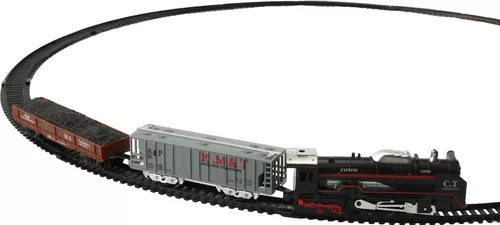 Trenzinho Elétrico Clássico Locomotiva Brinquedo Trem Pilha - ShopJJ -  Brinquedos, Bebe Reborn e Utilidades