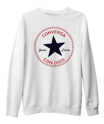 Sudadera Suéter Frases Cristiana Conversa Con Dios Unisex