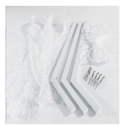 Sistema Anti Fuga Para Gatos - Kit 7 Hastes + Rede Proteção