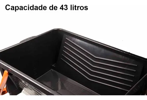 Caçamba Profissional Atlas 43l Com Alça Estrutura Reforçada
