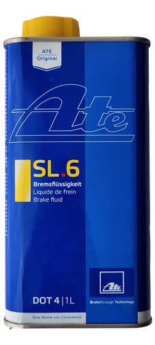 Liquido De Frenos Alemán Dot 4 Ate S L.6 ( Abs, Esp) 1 Litro