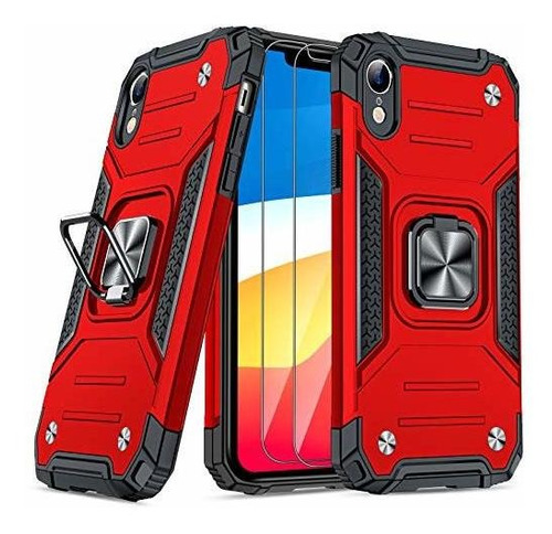 Estuche Para El Caso Xr De iPhone Con Protectores De Pa...