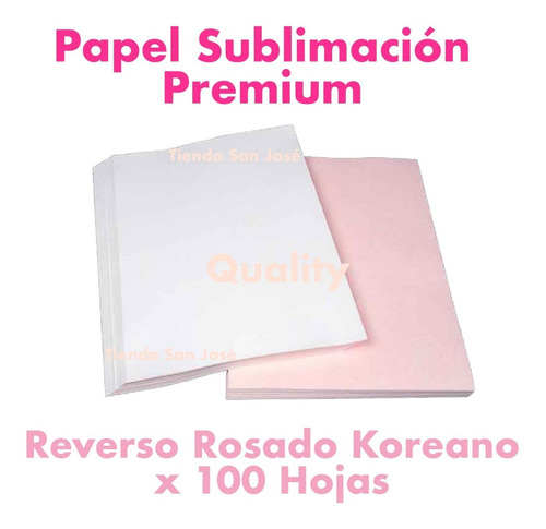 Papel Sublimacion Premiun A4 X 100 Hojas X 5 Resmas