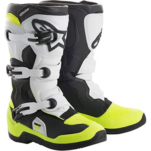 Botas Niños Grandes Tech 3s Motocross, Color Negro/bla...