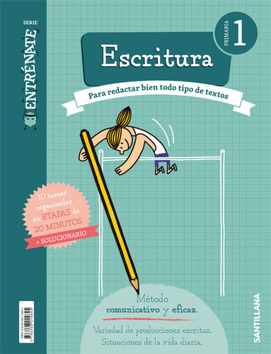 Libro Cuaderno Escritura Serie Entrenate 1 Primaria - Var...