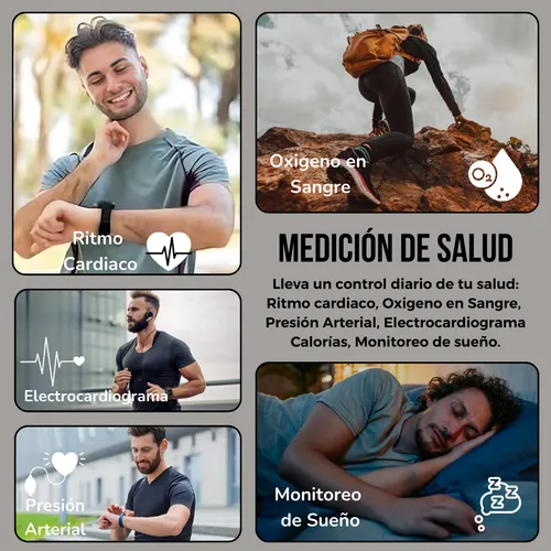 Reloj Inteligente Hombre Gps Redondo Llamadas Deportivo