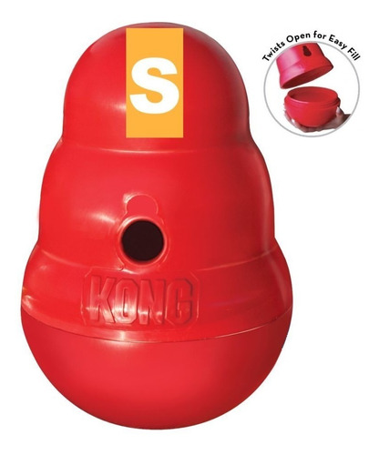 Juguete Para Perros Kong Wobbler Small 12 Kg Dispensador 