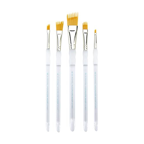 Aqualon Royal & Langnickel Wisp Juego De Brochas Angulares