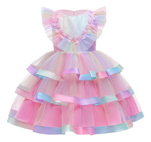 Vestido De Fiesta Para Niña  Disfraz De Princesa Para Baile