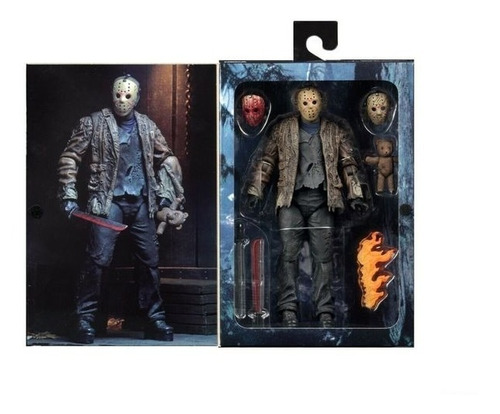Imagen 2 de 8 de Freddy Vs Jason 7 Scale Figures - Ultimate Jason Voorhees