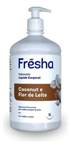 Sabonete Líquido Fresha Coconut E Flor De Leite 1l