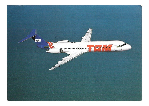 Postal Do 1º Vôo Jato Fokker 100 Santa Maria A Porto Seguro