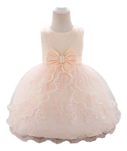 Vestido Tutú De Encaje Para Niña De Las Flores, Bodas, Baile