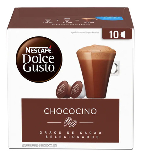 Kit 20 Cápsulas Café Nescafé Dolce Gusto Chococino Nestlé