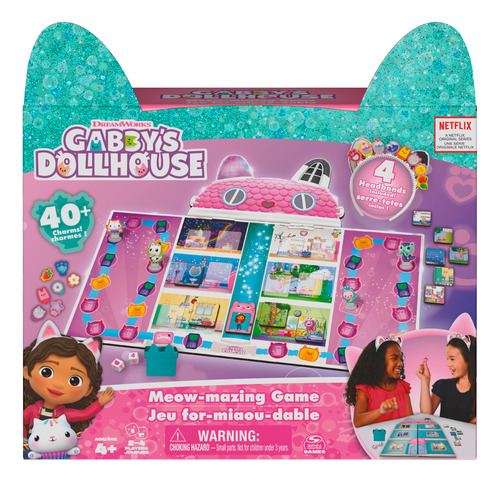 Juego De Mesa Gatilaberinto Gabby Dollhouse.