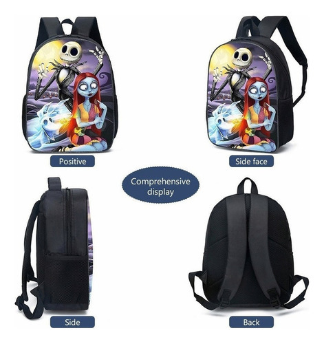 Mochila Escolar Informal Pesadilla Antes De Navidad, Bol