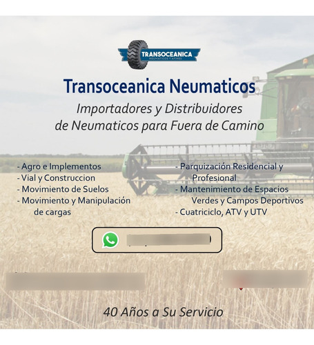 Cubierta 7.50-16 Carro Agricola Implemento 12 Telas 750x16