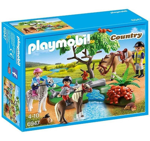 Playmobil Paseo De Ponis En El Campo Línea Country 6947