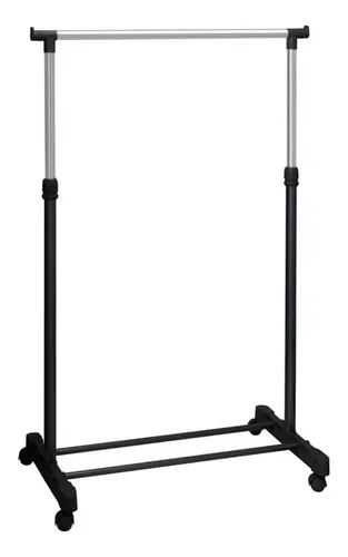Perchero Comercial Organizador Metalico Plegable C Ruedas