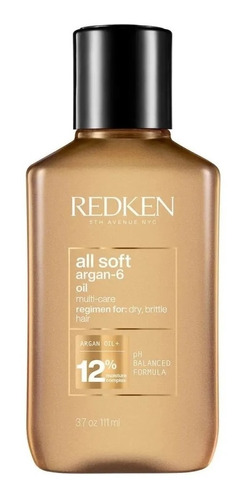 Aceite De Argan Para Cabello Seco All Soft Redken 111ml