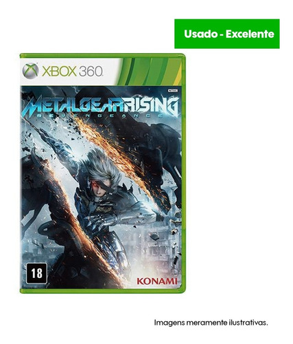 Game Xbox 360 Metal Gear Rising - Revengeance - Vitrine