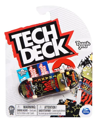 Skate De Dedo Profissional Fingerboard Tech Deck C/ Adesivos