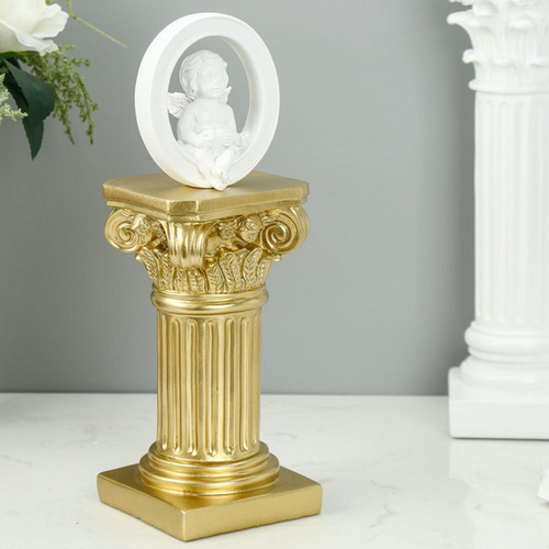 Estatua De Romana De Arquitectura Clásica, Figurita En