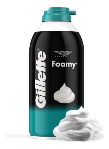 Espuma De Afeitar Gillette Foamy 312 Gr Piel Sensible