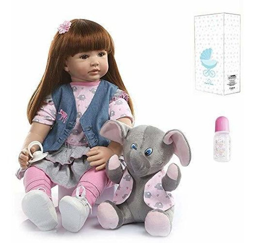 Zero Pam Reborn Baby Dolls Niña Realista De 24 Pulgadas 60 C