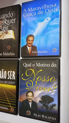 Kit Com 6 Dvds Do Pastor Silas Malafaia Originais E Novos K3