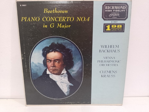 Lp Beethoven. Piano Concerto No. 4 In G Major