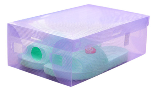 Organizador De Zapatos De Plástico Amarillo, Apilable, Tidy