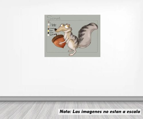 Vinil Sticker Pared 40 Cm. Lado Baby Scrat Modld0028