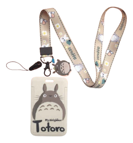 Llavero Tarjetero Con Cinta Totoro