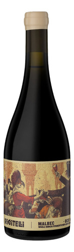 Vino Tinto Riccitelli Party Malbec 1x750ml Apto Para Veganos